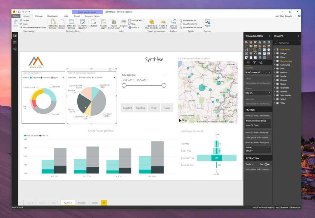 Microsoft Power BI Desktop  Data Connection