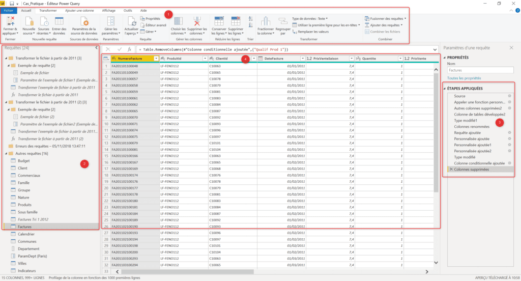 Formation Power Query 